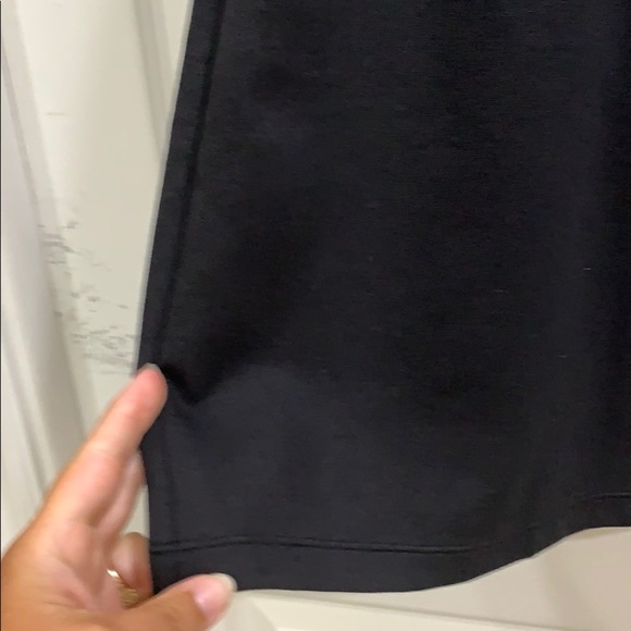 Athleta Black Stretch Ponte Knit Shift Dress S - Picture 4 of 7